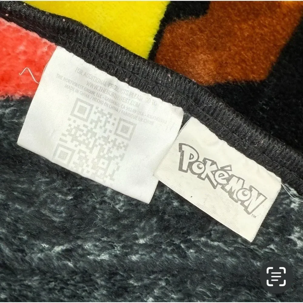 Pokémon Pikachu Fleece Blanket NW Group 46x60 Gen 1 Throw‎